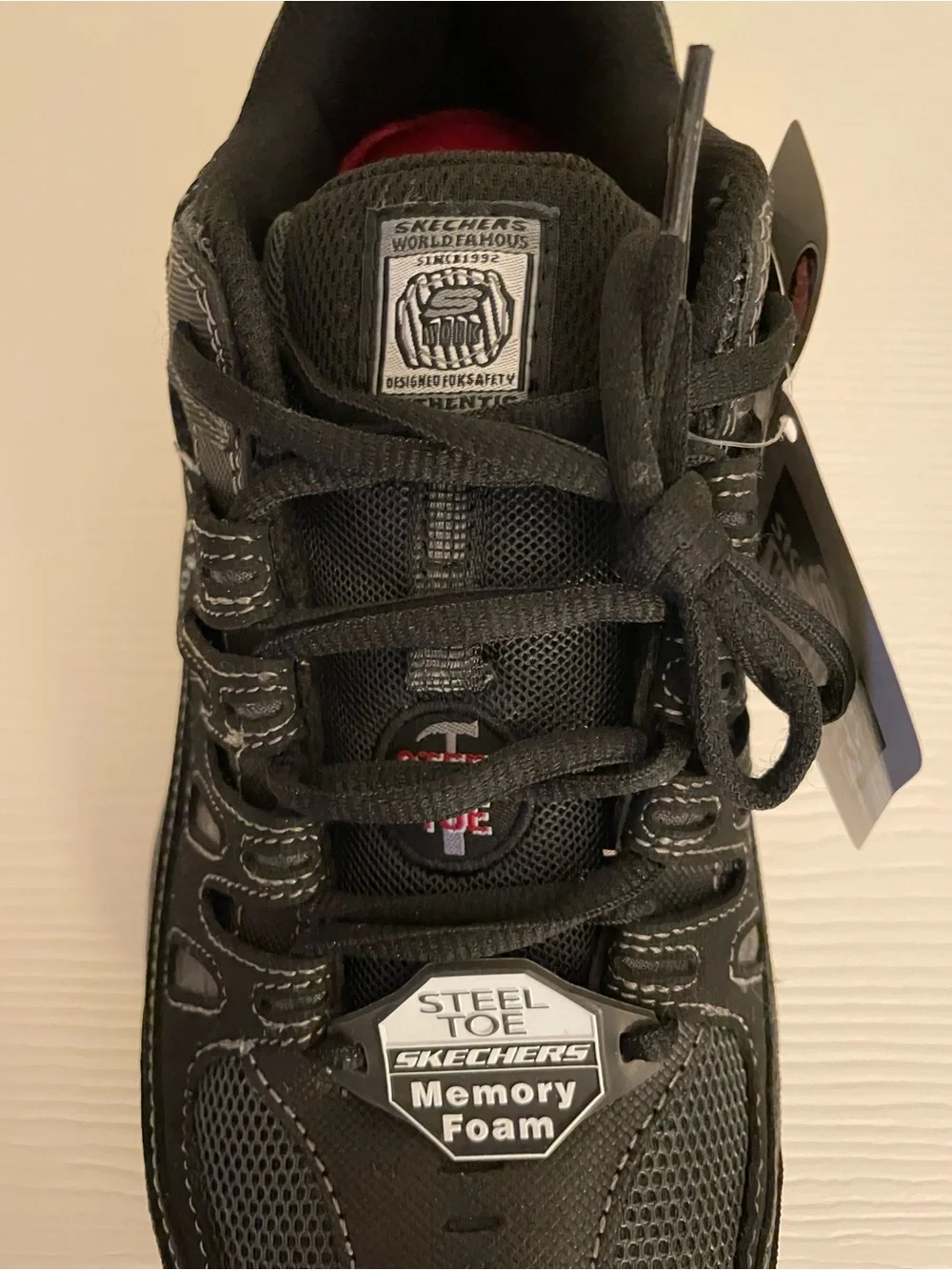 Skechers Men's Cankton Steel Toe Electrical Hazard Construction Shoes Size 11